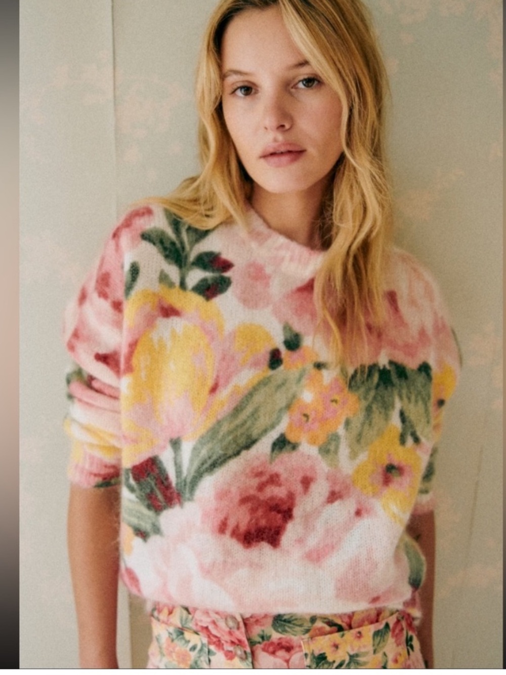 Sezane Clarissa Jumper in London Bouquet